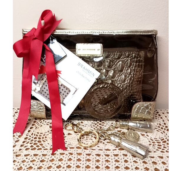 NWT Brahmin the "Girls Best Friend" Collection cosmetic set - Picture 1 of 10